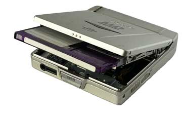 Small Sony MiniDisc player